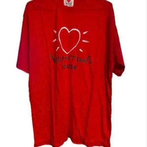 未使用品デッドストックバレンタインハウスプリントTシャツ