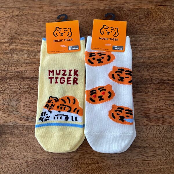 新品 MUZIK TIGER ムジークタイガー キッズ 靴下 ソックス 19-24