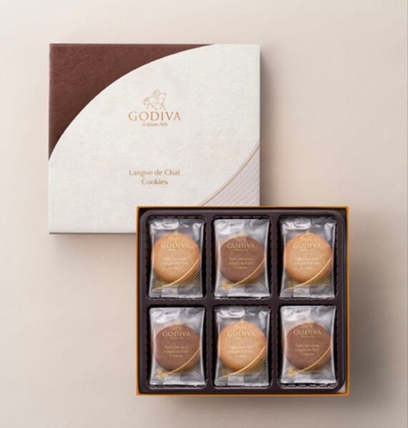 【未開封】GODIVA(ゴディバ)ラングドシャクッキーアソートメント 18枚入