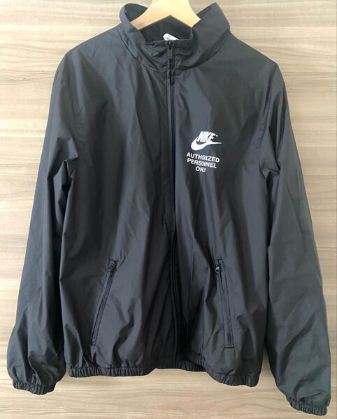 NIKE ナイロンジャケット ブラック AUTHORIZED PERSONNEL ONLY