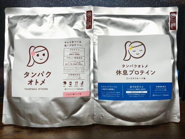 タンパクオトメ ふんわり春バニラ&ミックスフルーツ 休息プロテイン プロテイン タマチャンショップ