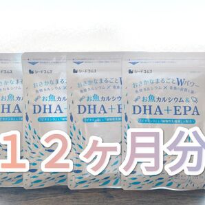 お魚カルシウム DHA EPA 12ヶ月分 シードコムス