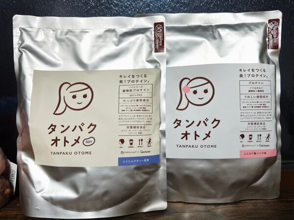 タンパクオトメ ふんわり春バニラ&ソイミルクティー タマチャンショップ プロテイン