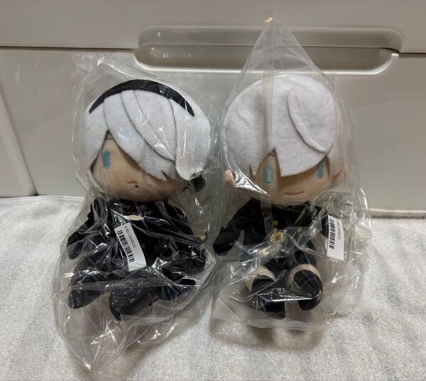 NieR:Automata デフォルメぬいぐるみ 2B 9S ゴーグル無しver