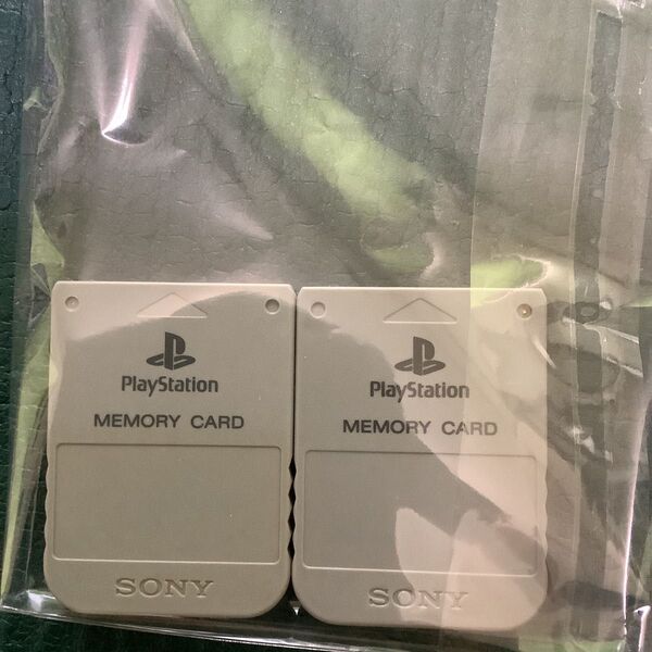 メモリーカード プレステ SONY PS PlayStation ソニー 15ブロック PS1用 カラーグレー ゲーム