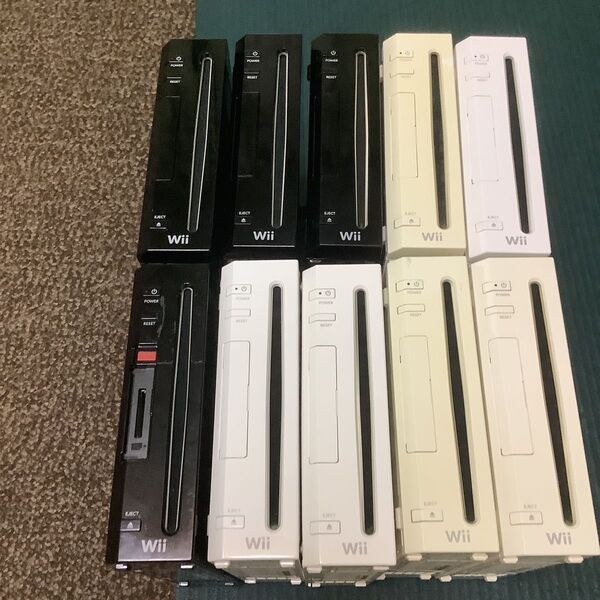 Wii wii ジャンク 任天堂 ニンテンドー ブラック ホワイト Nintendo 10台