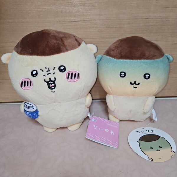 新品 タグ付き ちいかわ ボイス付きぬいぐるみ くりまんじゅうと一緒 ぬいぐるみセット 二日酔い マスコット