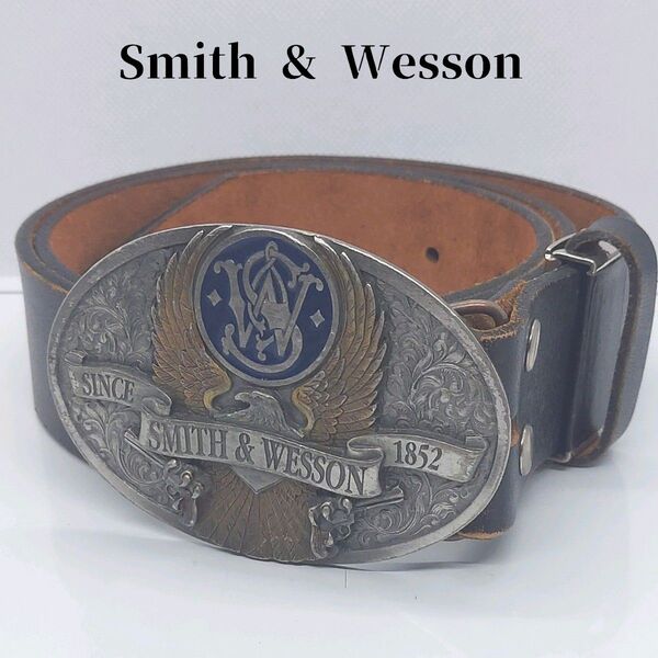 USA製 スミス&ウェッソン J-300 ベルトバックル Smith & Wesson Vintage