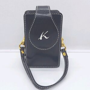 キタムラ 小物入れ シガレットケース ガラケーケース 黒 Kitamura