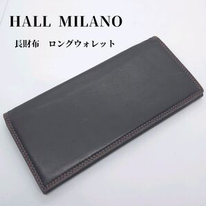 HALL MIRANO 長財布 黒 レザー