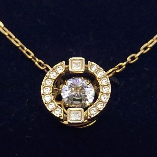 スワロフスキー ネックレス スパークリングダンス ゴールドカラー SWAROVSKI