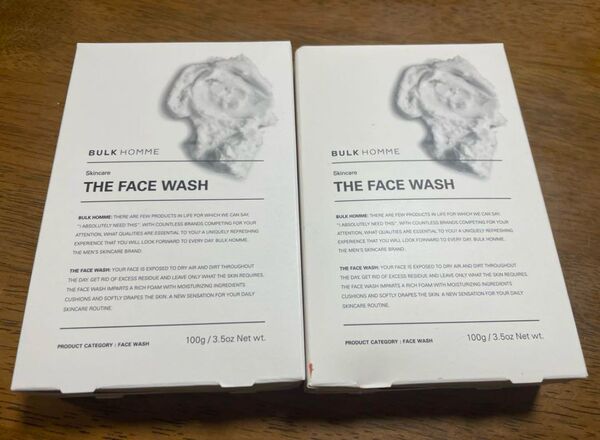 BULK HOMME THE FACE WASH 100g 2個セット