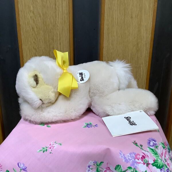 Steiff シュタイフ うさぎ ウサギ ぬいぐるみ ドイツ製 creme liegend 寝そべり ベッドタイムラビット