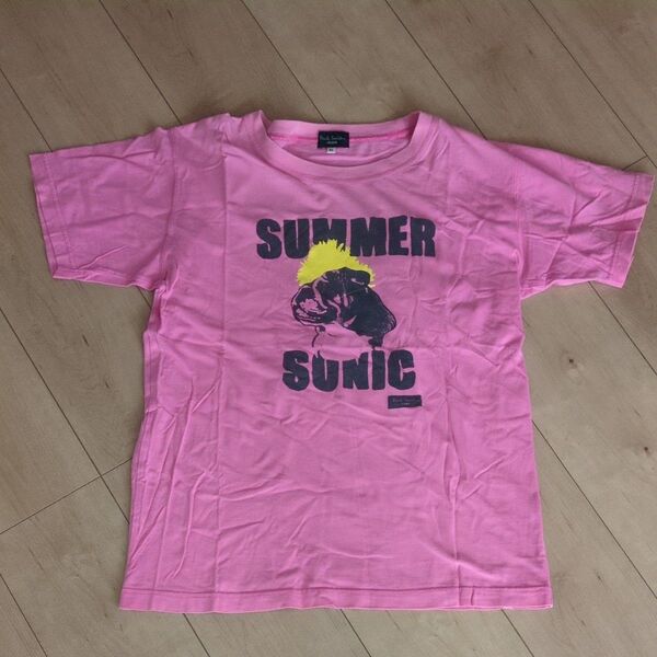 Paul Smithポールスミス SUMMER SONICスタッフTシャツ Mサイズ サマソニTシャツ ピンク