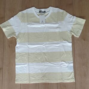 ナノ・ユニバース ワイドボーダーTシャツ 半袖Tシャツ Mサイズ 未使用 メンズ
