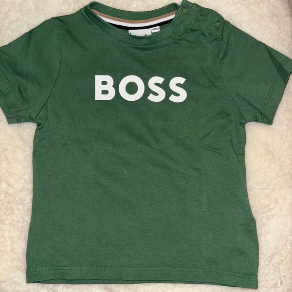 BOSS キッズ Tシャツ 9M-91 グリーン系