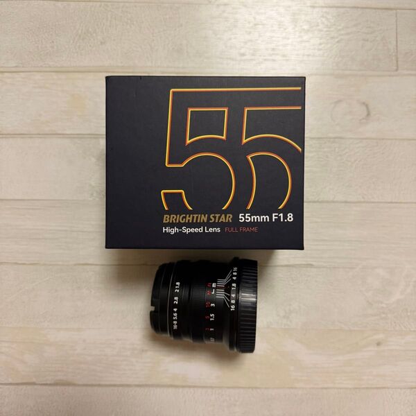【ほぼ新品】Brightin star 55mm f/1.8 フルフレーム マニュアルレンズ Nikon Zマウント Z6 Z7