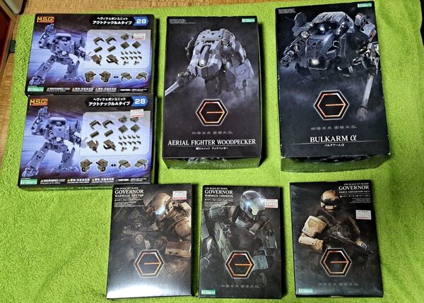 ヘキサギア バルクアームα ウッドペッカー ガバナー三種他 コトブキヤ