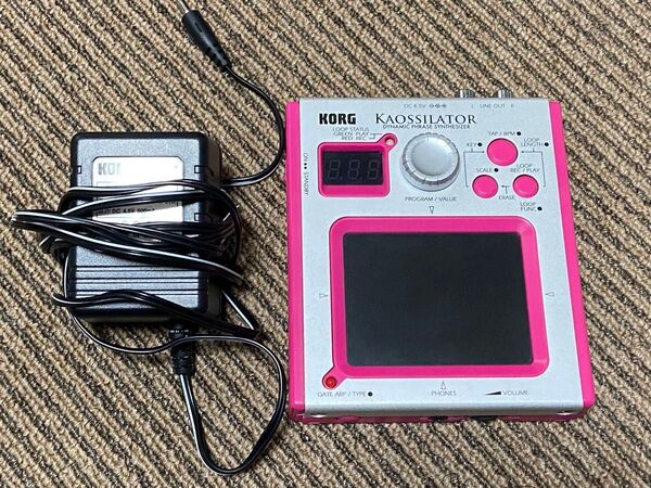 korg kassilator ピンク ACアダプター付き