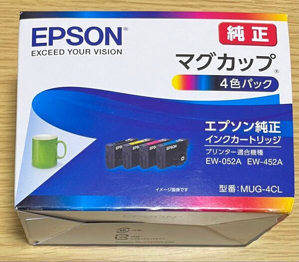 EPSON 純正 インクカートリッジ MUG-4CL 4色パック エプソン マグカップ 2026.01