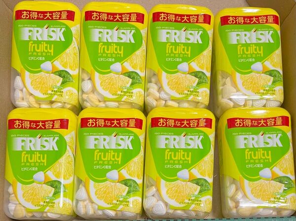 FRISK fruity FRESH レモン 105g × 8個 まとめ売り フリスク フルーティーフレッシュ ボトル 大容量