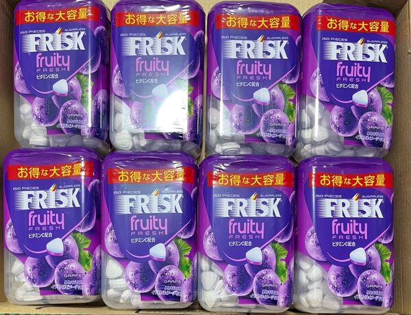 FRISK fruity FRESH グレープ 105g × 8個 まとめ売り フリスク フルーティーフレッシュ ボトル 大容量