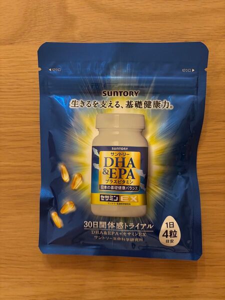 サントリー DHA&EPAプラスビタミン セサミンEX 30日分 120粒