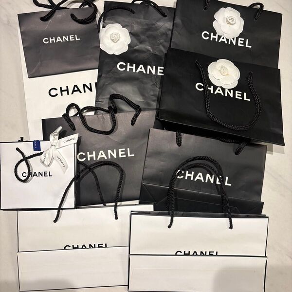 CHANELショップバック・リボンセット