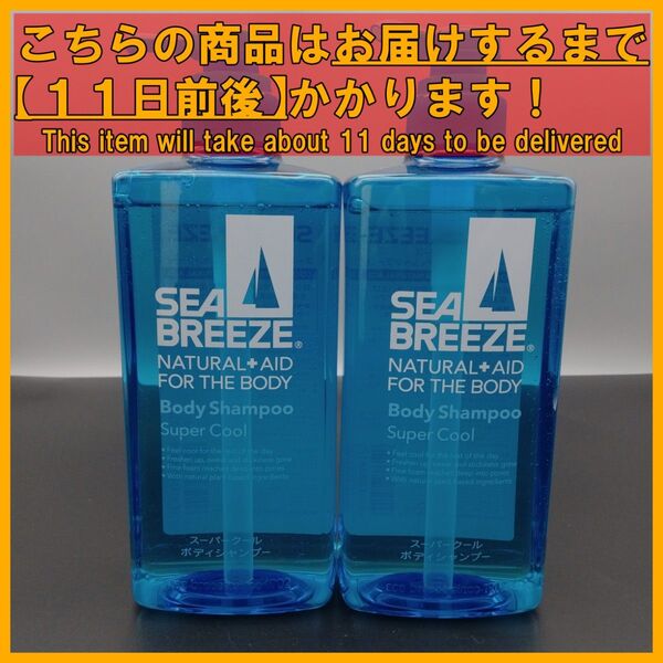 シーブリーズ スーパークール 600mL ボディシャンプー×2本