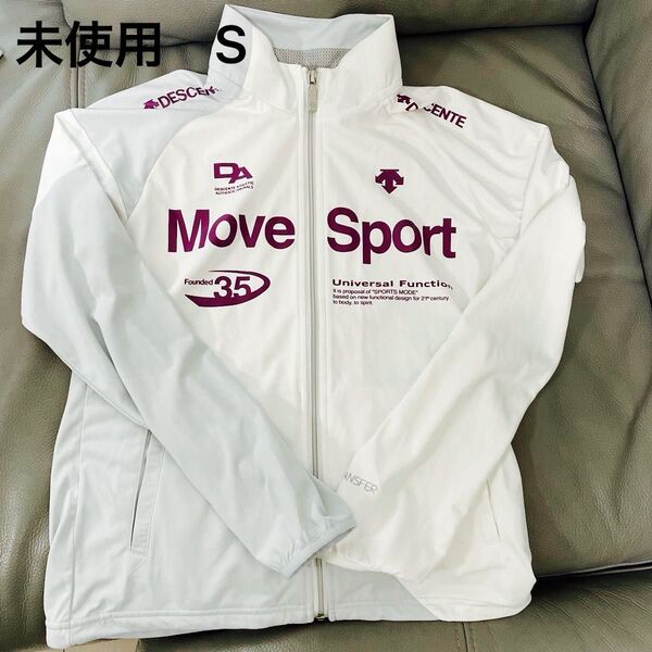 DESCENTE ムーブスポーツ ジャージ上 レディースS ホワイト
