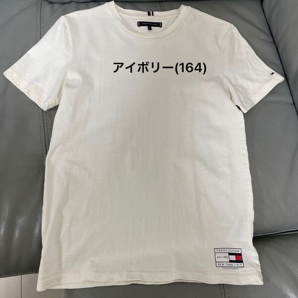 トミーヒルフィガー Tシャツ キッズ(164) アイボリー