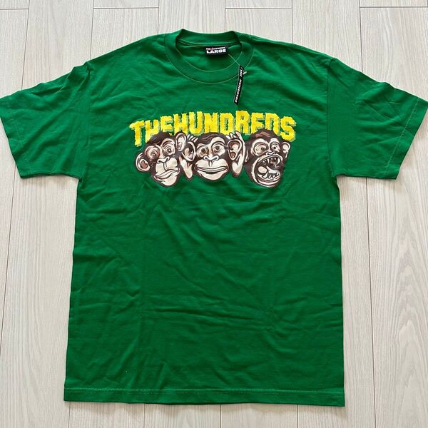 THE HUNDREDS ハンドレッツ Tシャツ グリーン Lサイズ 未使用
