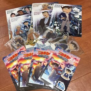 名探偵コナン 隻眼の残像 クリアファイル コースター ステッカー セット