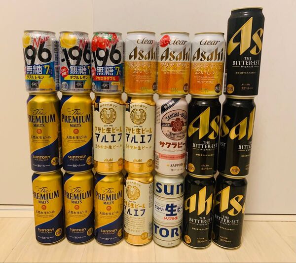 お酒まとめ売り 500ml×15本 350ml×6本 計21本る
