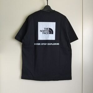 ザ ノース フェイス ショートスリーブ バックスクエアロゴティー NT32447 ブラック XLサイズ 新品①