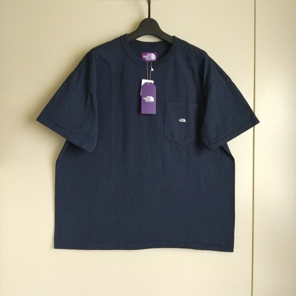 ザ ノースフェイス パープルレーベル 7oz Pocket Tee N25SI102 ネイビー XLサイズ 新品