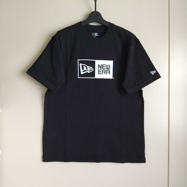ニューエラ 半袖 コットン Tシャツ ボックスロゴ 14121914 ブラック XLサイズ 新品