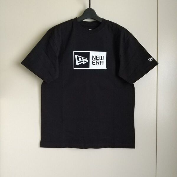 ニューエラ 半袖 コットン Tシャツ ボックスロゴ 14521387 ブラック Lサイズ 新品