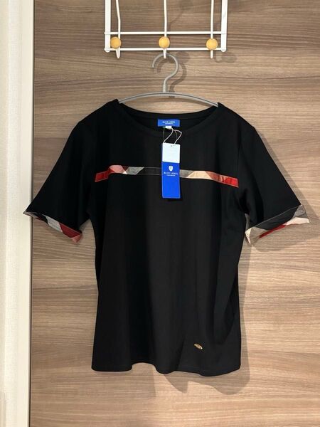 新品タグ付き ブルーレーベルクレストブリッジ 接触冷感 Tシャツ ブラック 38