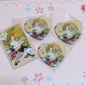 宇佐美リト 缶バッジ&チェキ風カード