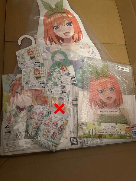 五等分の花嫁 四葉 くじ セット 特大パネル バストアップアクリルボード