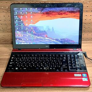 NEC LaVie PC-LS150HS6R レッド Windows7 Home Premium メモリ4GB 容量750GB