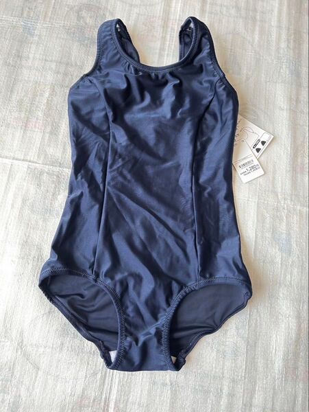 ネイビー 女の子用スクール水着 140cm