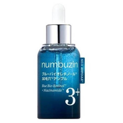 numbuzin ナンバーズイン 3番 ブルーバイオレチノール3D毛穴アンプル 美容液