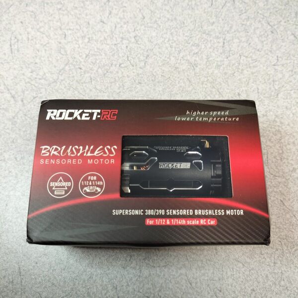 新品未使用 380サイズ センサー付きブラシレスモーター ROCKET-RC SuperSonic 17.5T ④