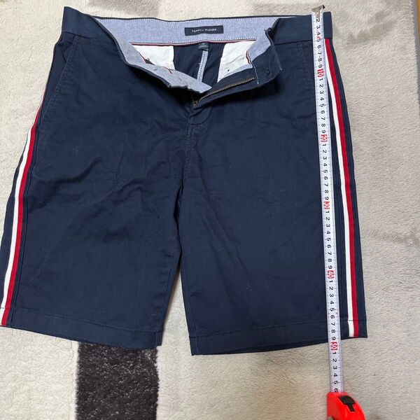Tommy Hilfiger ハーフパンツ ネイビー サイドライン