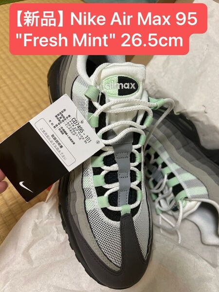 【新品】Nike Air Max 95 "Fresh Mint" ナイキ エアマックス95 "フレッシュミント" 26.5cm