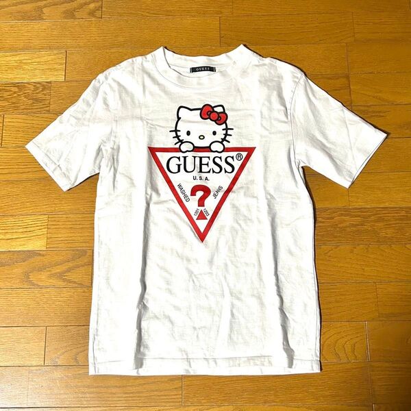 GUESS Hello Kitty ゲス×キティ コラボTシャツ ホワイト