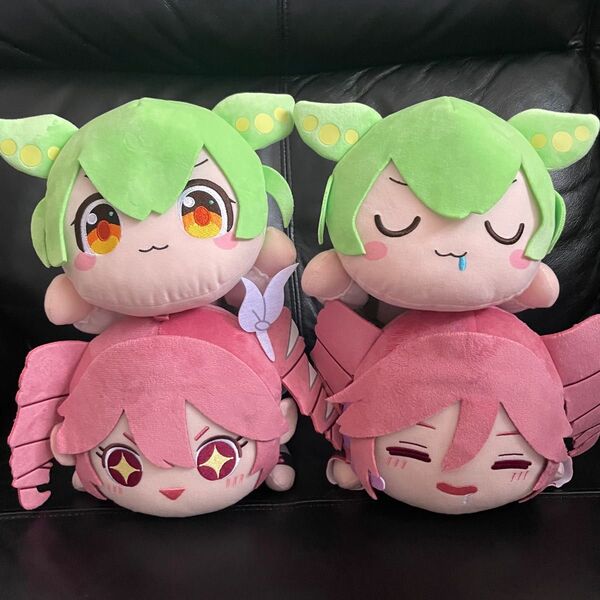 重音テト くてんこbigぬいぐるみ ずんだもん ねそべりぬいぐるみ 4点セット 新作プライズ 寝そべり ぬいぐるみ
