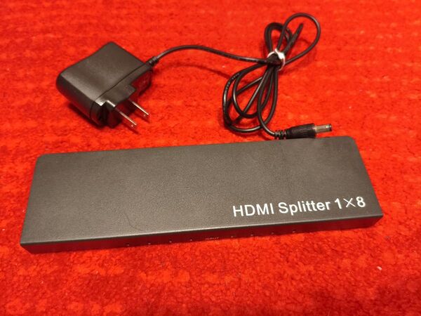 HDMI スプリッター 4K 1 in 8 out 4K 1x8 HDMI 8 ポート HDMI ビデオ